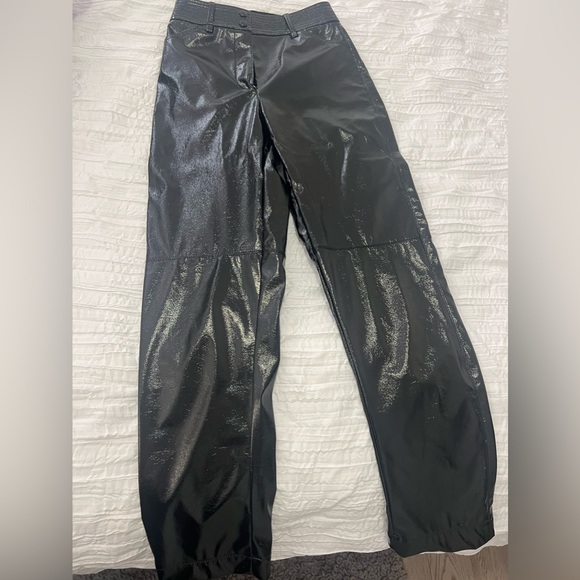 Black leather pants Wilfred size 00 - Picture 1 of 4